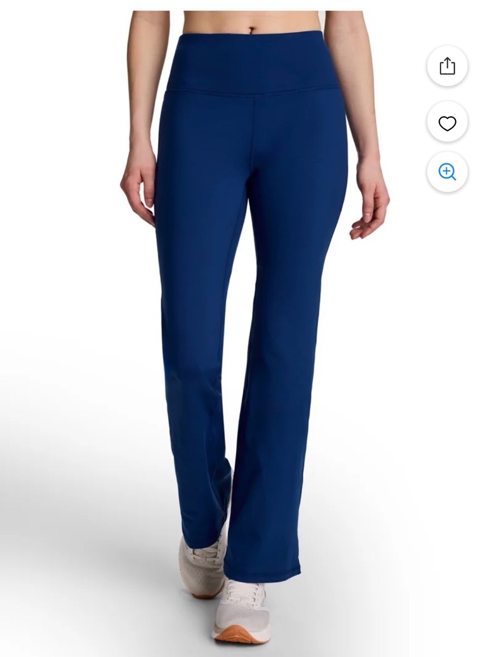 NEW Reebok Women’s Active Flare Leggings in Navy Peony Size XXXL